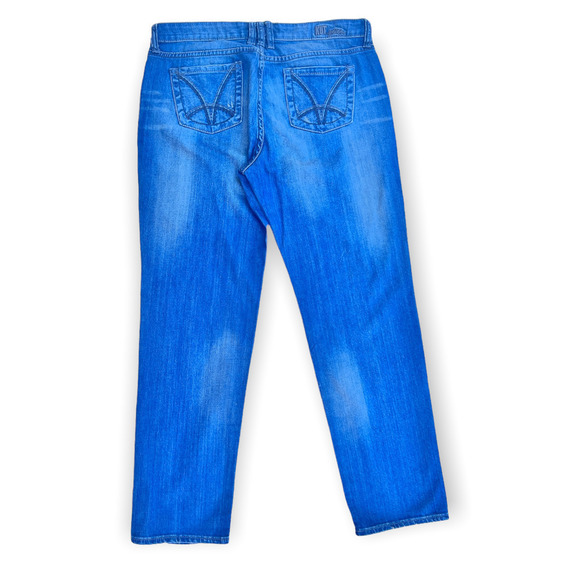 Kut from the Kloth High Rise Denim Straight Leg Jeans - Picture 2 of 12